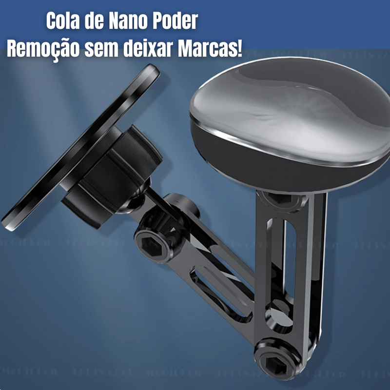 Suporte Magnético de Celular para Carro e Mesa (Rotação 360º)