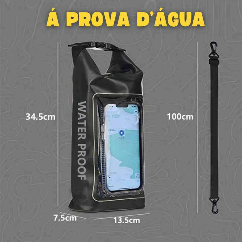 Bolsa À Prova D'Água com Tela Sensível ao Toque - 2L