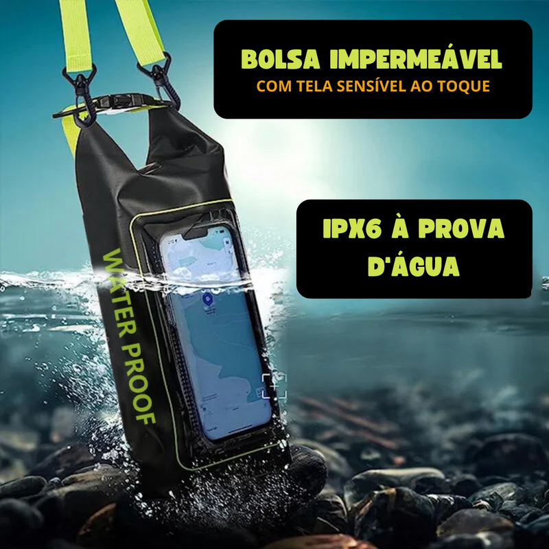 Bolsa À Prova D'Água com Tela Sensível ao Toque - 2L