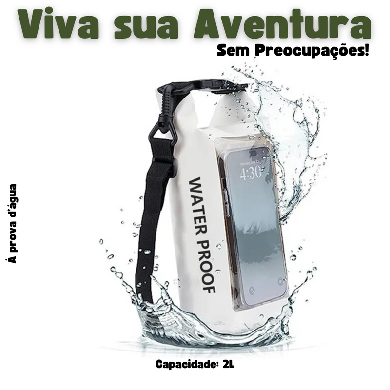 Bolsa À Prova D'Água com Tela Sensível ao Toque - 2L